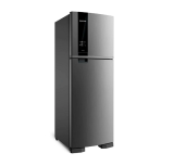 Geladeira Brastemp Frost Free Duplex 375 litros cor Inox com Espaço Adapt – BRM45JK