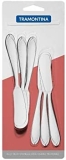 Conjunto De Espátula Para Manteiga 6 Pç Tramontina Inox