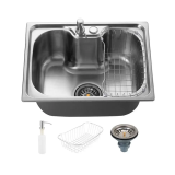 Cuba para cozinha gourmet pia aço inox com acessórios Nawa 50×40 cm