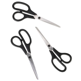 Conjunto com 3 tesouras preto – Office Basics