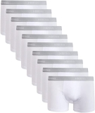 Legacy correction Hering Masc, Cuecas Boxer Masculino, Branco (White), XXG Paquete De 10