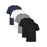 Kit 5 Camisetas Masculina SSB Brand Lisa Algodão 30.1 Premium