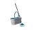 Esfregão Mop Giratório Microfibra Balde 12 Litros Cesto Útil