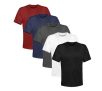 Kit 5 Camisetas Lisas de Algodão Basic Fashion