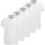 Kit 5 Camisetas Masculinas Slim Fit Básicas Algodão Premium