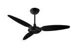 Ventilador de Teto Comercial, Preto, 3 Pás, 220v, Ventisol
