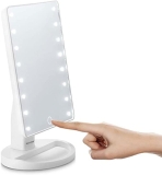 Espelho de Mesa com Led, 180º, Brilho Ajustável – Essenza