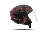 Pro Tork Capacete New Liberty Three Flowers Brilhante