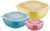 Jogo de Potes 3 Peças Tramontina Mixcolor Colorido Polipropileno