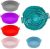Kit 6 Formas Antiaderente Air Fryer Em Silicone Reutilizável Protetor Mirco Ondas Panela Forno Cesta Antiaderente Antigordura