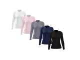 Kit 5 Camisetas Feminina Manga Longa Proteção Solar UV 50