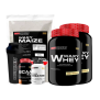 KIT 2x Whey Protein Waxy Whey 900g + BCAA 4,5 100g + POWER Creatina 100g + Waxy Maize 800g + Coqueteleira – Bodybuilders