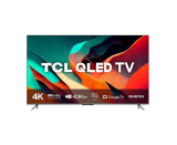 Smart TV 50 Polegadas TCL QLED 4K UHD, 3 HDMI, 2 USB, Bluetooth, Wi-Fi, (Google Assistant, Dolby Vision Atmos, Preto Chumbo – 50C635