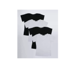 Kit 4 Blusas Feminina Básicas Decote V Manga Curta – NAIF