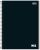 Tilibra ZIP – Caderno Espiral Capa Dura, 200x275mm, 80 Folhas, Negro
