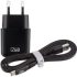 Cabo Micro USB I2GO 2m 2,4A Nylon Trançado Chumbo – I2GO PRO