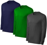 Kit com 3 Camisetas Proteção Solar Uv 50 Ice Tecido Gelado – Slim Fitness