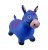Cavalinho Upa Upa Grande Pula Pula Musical Borracha Resistente Inflável AZUL