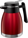 Bule Térmico Quebec 1,2 Litro, Vermelho, BT5508-VM, Euro Home