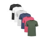 Kit 6 Camisetas Slim Fit Masculinas