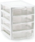 Gaveteiro Peq Com 4 Gavetas Branca Nitronplast Branco