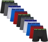 Kit 10 Cuecas Boxer C27 Microfibra Sortidas