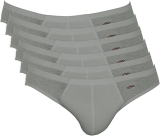 Kit 6 Cuecas Slip Algodão, Zorba, Masculino