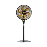 Ventilador de Coluna, Delfos TS+, Preto/Dourado, 220v, Mallory