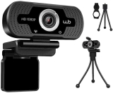 Webcam USB Full HD 1080P WB com Microfone Ângulo 110° e Tripé