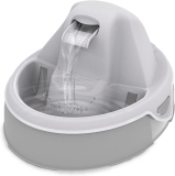 Fonte Aqua Flow BivoL Branca e Branca Amicus para Gatos, Branca e Branca