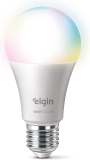 Lâmpada Inteligente 15W Smart Color RGB Wifi Elgin compatível com Alexa e Google Home