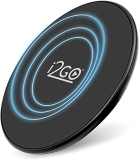 Carregador Sem Fio Fast Charge I2GO 10W Chumbo – I2GO PRO Preto
