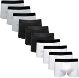 Kit Com 10 Cuecas Boxer Cotton Confort Masculina
