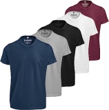 Kit 5 Camisetas Masculinas Slim Gola Algodão Premium Coloridas by ZAROC
