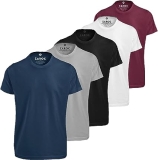 Kit 5 Camisetas Masculinas Slim Gola Algodão Premium Coloridas by ZAROC