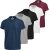 Kit 5 Camisetas Masculinas Slim Gola Algodão Premium Coloridas by ZAROC