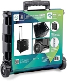 Carrinho Cesto Compras Portátil Multiuso Dobrável Artiko Lev