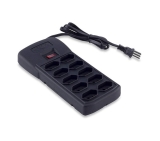 Filtro de Linha com Disjuntor 10T, Force Line, Acessórios para Computador, Preto