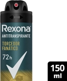Desodorante Antitranspirante Aerosol Rexona Torcedor Fanático 150ml (A embalagem pode variar)
