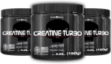 Kit 3X Creatine Turbo Suplemento Alimentar Black Skull 150g Caveira Preta Creatina Monohidratada Sem Sabor