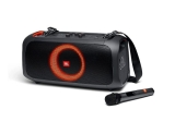 Caixa de Som Portátil Bluetooth JBL PartyBox On-The-Go, Com Microfone Sem Fio e Efeitos de Luzes – JBLPARTYBOXGOBBR2