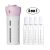 Dispenser Garrafa Portátil 4 Em 1 Viagens Loção Shampoo Gel Cremes Rosa