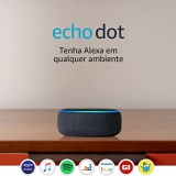 Echo Dot (3ª Geração): Smart Speaker com Alexa – Cor Preta