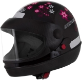 Capacete Moto Pro Tork Semi-automático For Girl Preto 58
