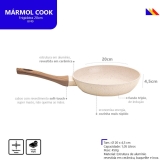 Frigideira Linha Cook – Estrutura em Alumínio Revestida em Cerâmica