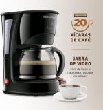 Cafeteira Elétrica Pratic 20X, Mondial, 110V, 600W, Preto – CN-01-20X