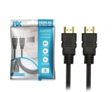 Cabo Hdmi 2.0 4K Hdr 19P 2M Pix Gold, Preto