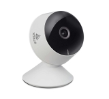 Câmera Inteligente Wi-Fi, Sensor de Movimento e visão noturna, Compatível com Alexa Echo Show, Steck, Branca