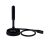 Antena Interna DTV-100 Aquario TV Digital HDTV Cabo com Conector F Macho Preto Pequeno