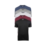 Kit 5 Camisetas Básicas Masculinas Slim Novastreet